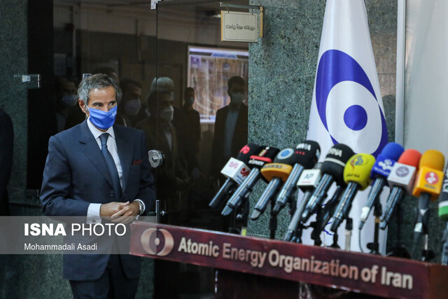 ایران سفر گروسی به تهران را تایید کرد ایران سفر گروسی به تهران را تایید کرد